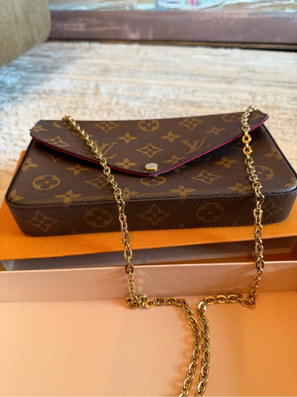 Louis Vuitton Pochette Félicie Monogram Crossbody Bag - Picture 17 of 17